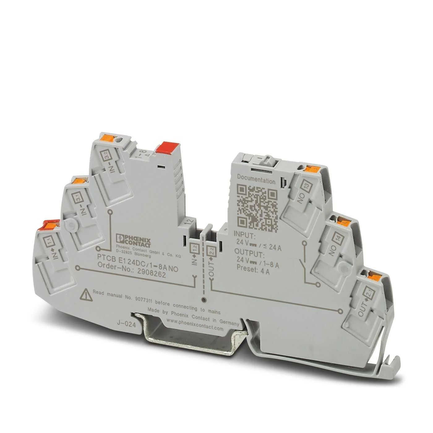 PTCB E1 24DC/1-8A NO